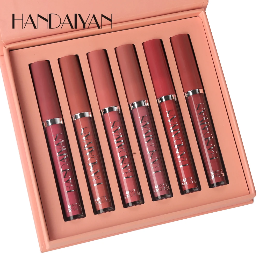 6 Colors/box Matte Liquid Lipstick Kit Women Makeup Set Matt Lipstick Lips Beauty Make Up Cosmetics Tint Lip Gloss Waterproof 6 Colors/box Matte Liquid Lipstick Kit Women Makeup Set Matt Lipstick Lips Beauty Make Up Cosmetics Tint Lip Gloss Waterproof