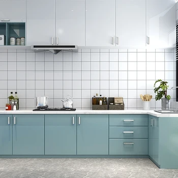 

60Cm*1M Aluminium Foil Stickers Kitchen Bathroom Decoration Accessories For Living Room Decals For Furniture Wall Decor