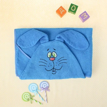 

Terry towel bunny, 75 × 125 cm, blue, Chl, 300 g / m²