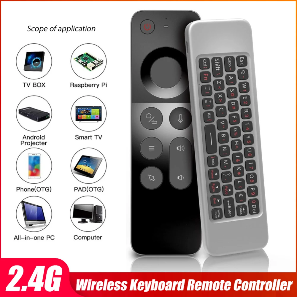 Mini 2.4G Remote Control Wireless Keyboard Air Mouse for PC Smart TV Android BOX 