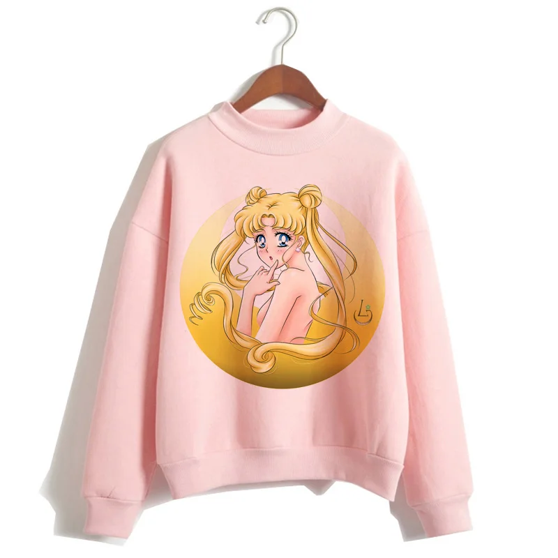 sailor moon cartoon women hoodie korean style Sweatshirt Oversized kawaii streetwear female Hoodies ulzzang harajuku Graphic