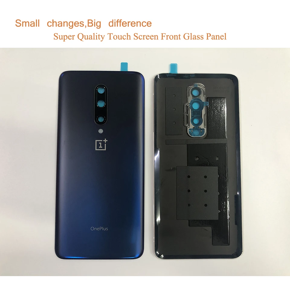 Новинка, чехол для oneplus 7 pro, задняя крышка для oneplus 7, чехол для батареи с камерой, Лен 1+ 7, чехол со стеклом