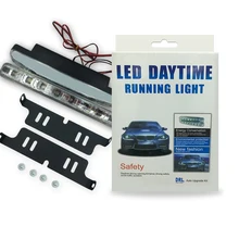 4PCS/Set Car Day Light 8 LED DRL Car Auto 3W Bulb Source Fog Driving Daylight Daytime Running LED White Head Lamp 4PCS/Set Car Day Light 8 LED DRL Car Auto 3W Bulb Source Fog Driving Daylight Daytime Running LED White Head Lamp