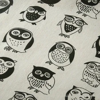 

Vintage printed Cotton and linen fabric curtain tablecloth canvas fabric handmade DIY crafts cotton and linen fabric