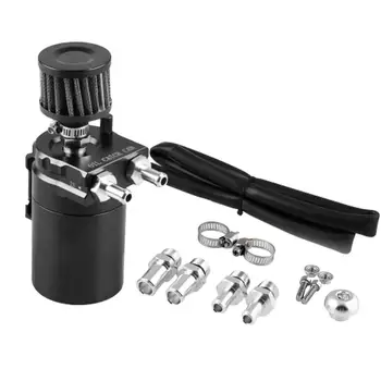 

Car 300ML Oil Can Tank with Air Filter Ventilator Car Modification Accessories