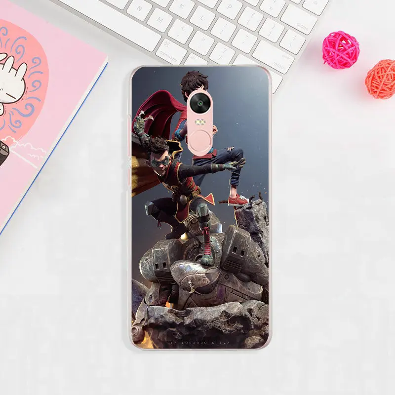 Мягкий силиконовый чехол из ТПУ для мобильного телефона Hero Red Robin Titans для Xiaomi Redmi Mi Note 2 3 3S 4X 4A 5 6 5 5S 5A 6 8 A1 Pro Plus - Цвет: image 7