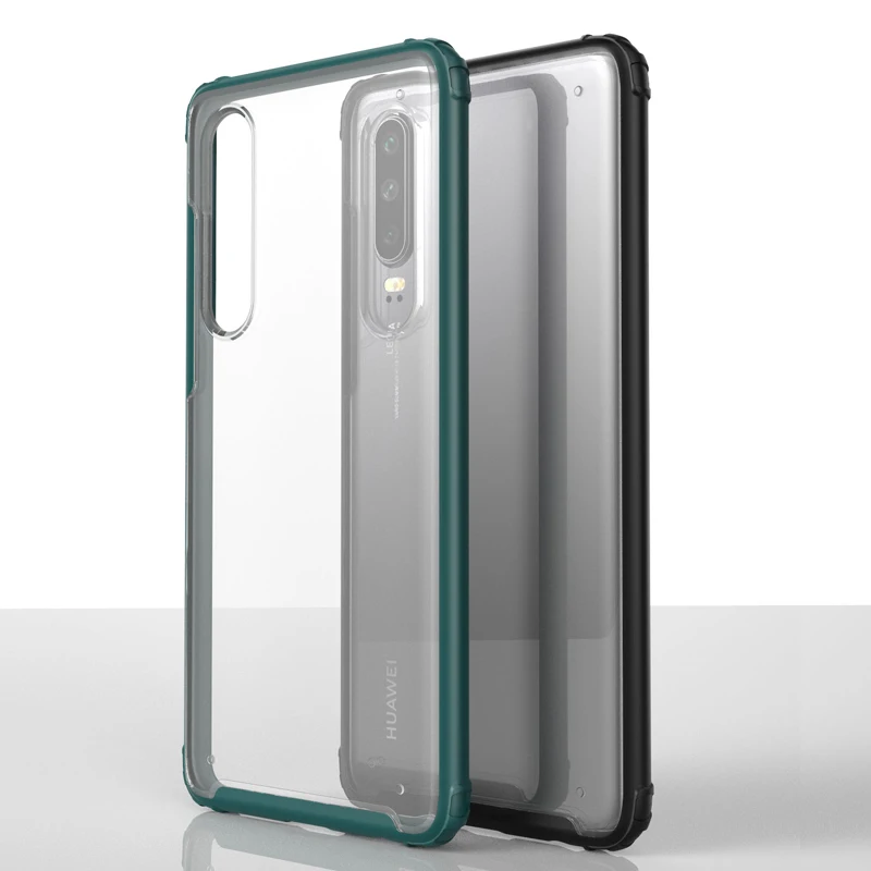 Прозрачный чехол для huawei p30 матовый прозрачный накладка p40pro mate30pro Новый