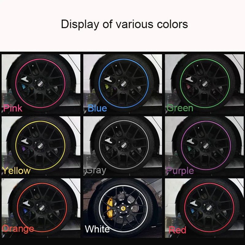 

Automobile Wheel Hub Decoration Strip Tire Protection Ring Anti Collision Strip Wheel Hub Anti Rubbing Strip Decorative Line