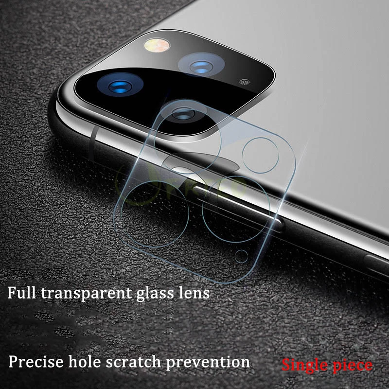 Camera Glass Для iPhone 11 11 Pro 11 Pro макс. закаленное стекло+ металлическая задняя линза нано Сорбция защитное кольцо для объектива камеры Защитная пленка для экрана - Цвет: Camera Glass