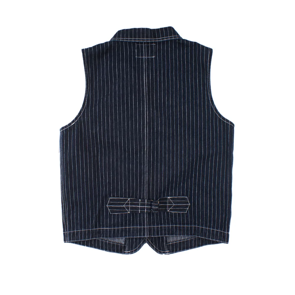 Hunting vest Men's Striped Denim Vest for Hunting Outdoor
