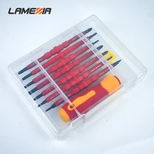 Best Offers LAMEZIA Chrome Vanadium Steel Insulation Screwdriver Set Electrician Telecommunication Multipurpose Maintenance Repair Tools Best Offers LAMEZIA Chrome Vanadium Steel Insulation Screwdriver Set Electrician Telecommunication Multipurpose Maintenance Repair Tools