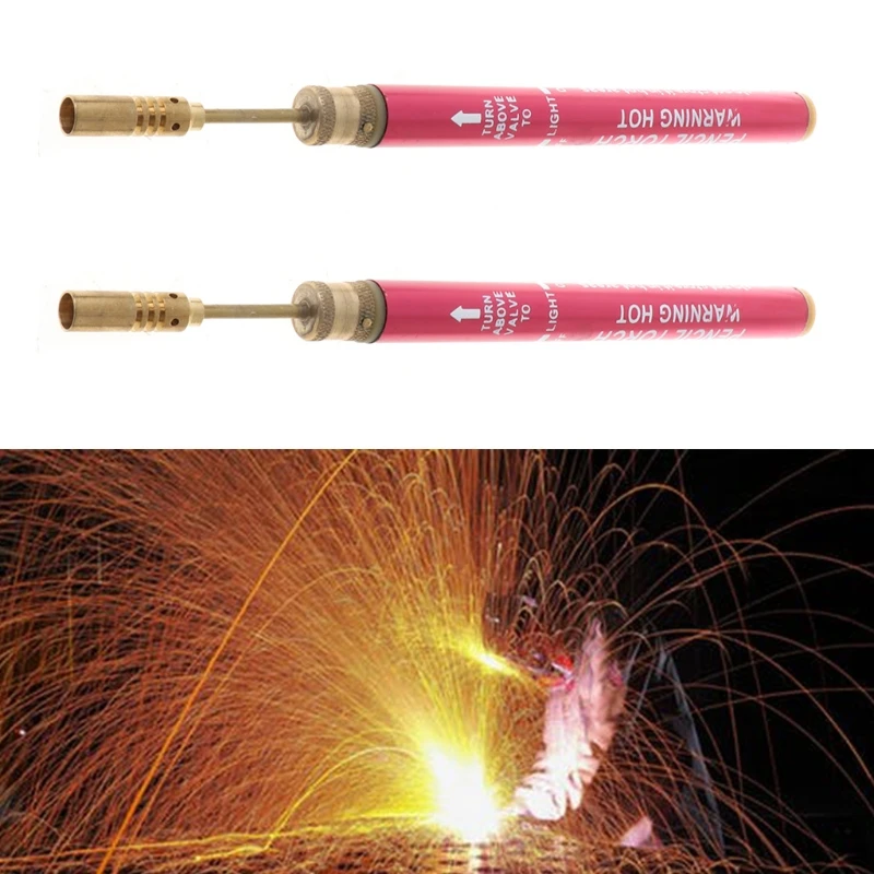 Mini Gas Blow Torch Car Tire Welding Machine Soldering Solder Welder Iron Cordless Pen Burner Automobile Repair Supplies |