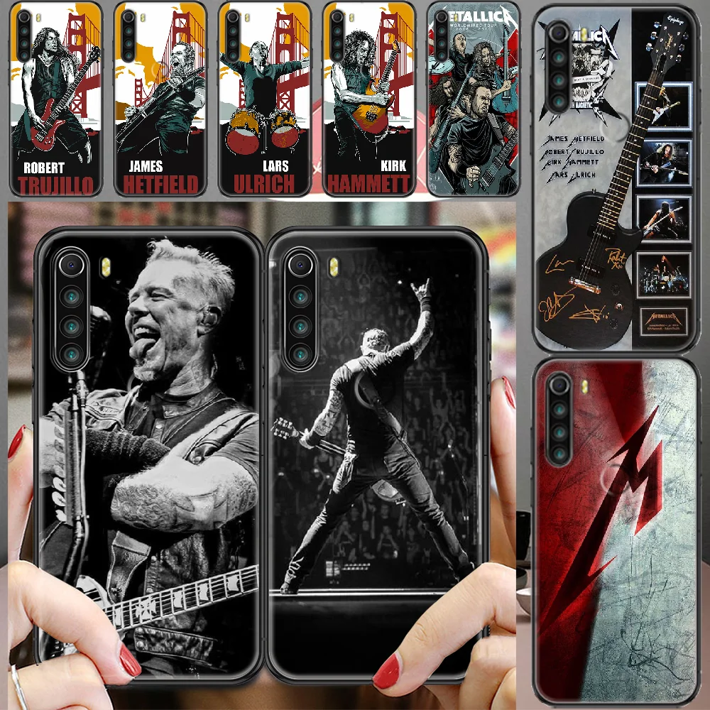 Чехол для телефона Hetfield Band Jame M-Metallicas Xiaomi Redmi Note 7 7A 8 8T 9 9A 9S K30 Pro Ультрачерный Мягкий