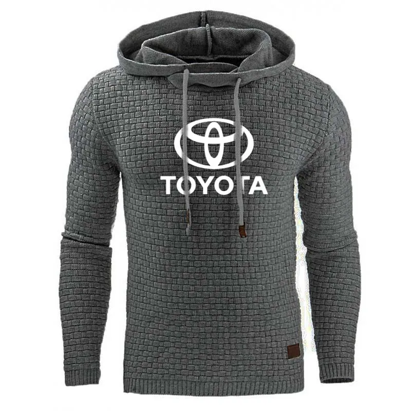 Мужская толстовка с логотипом Toyota повседневная спортивная в стиле хип хоп