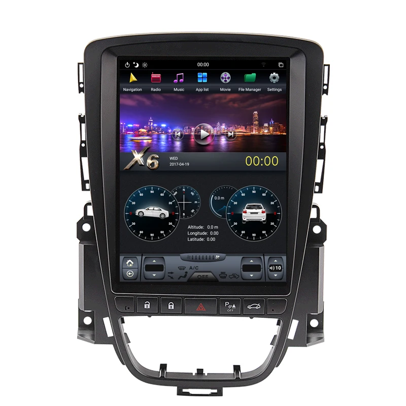 Excellent NAVITOPIA 10.4inch 4G+64GB Tesla Style Vertical Screen Android 8.1 Car DVD GPS Navigation for Buick Excelle XT for Opel Astra J 0