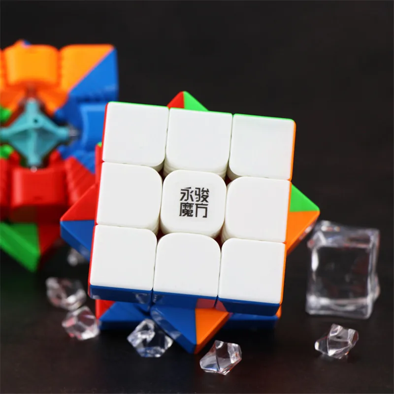 YJ Yongjun Yulong 2 М v2 м 3x3x3 Магнитный магический куб yongjun магниты головоломка скоростные Кубики Игрушки для chilren cubo magico Professional