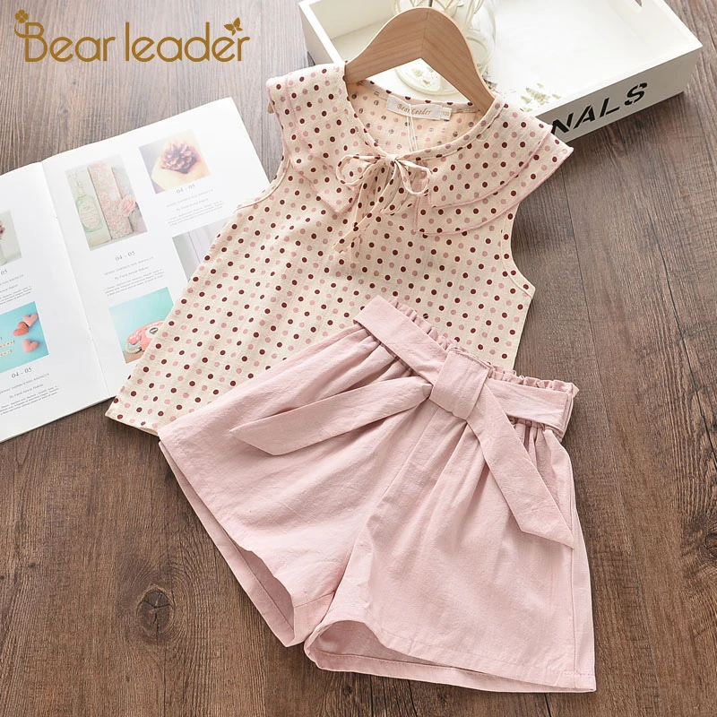Bear Leader Girls Clothing Sets 21 New Summer Casual Style Flower Design Short Sleeve T Shirt Double Pocket Pants 2pcs For 2 6 Bear Leader Girls Dress Bear Leadert Shirt Pants Aliexpress
