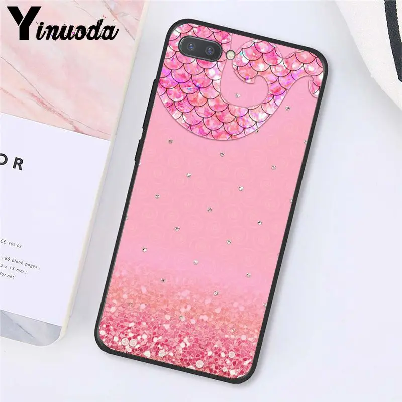 Pink Purple Glitter Mermaid Scales