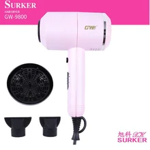 Surker, электрический фен для волос без излучения, SK-GW9800, нескладная ручка, 3000 Вт, мощность, холодный, горячий воздух, высокий отрицательный ион, Формирующее сопло