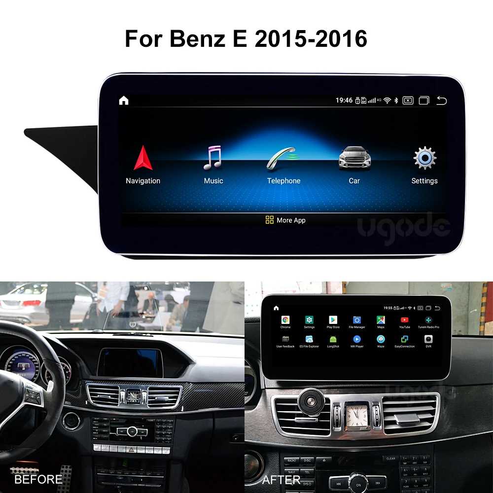 Qualcomm-16 W212 S212Android 9,0 экран автомобильный gps навигационная мультимедийная система музыкальный видео плеер для Benz E класс NTG5.05.1