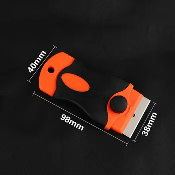 

Razor Scraper Glue Sticker Clean Removal Squeegee Plastic Handle with Blades for 3D Printer JR Deals