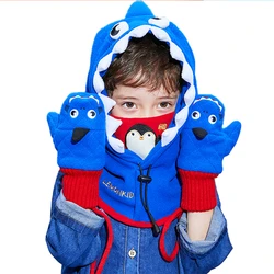 Kids Winter Fleece Warmer Balaclava Cap Thermal Military Helmet Windproof Full Face Mask Cover Ski Beanies For Boy Girl Children
