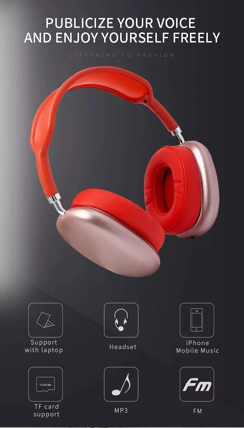 P9 – Casque sans fil Bluetooth 5.0-0