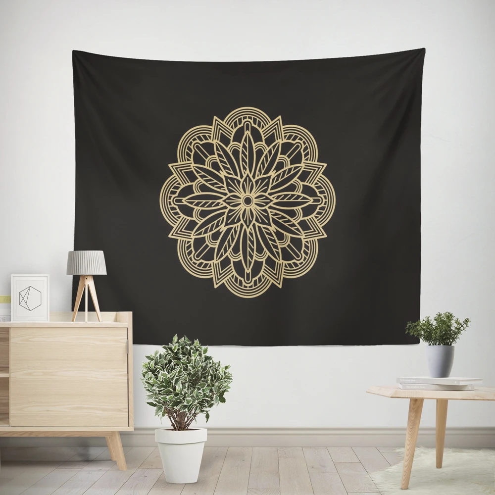 

Mandala Decoration Blanket Witchcraft Hanging Wall Tapestry Home Dorm Carpet Fabroc Wall Cloth Psychedelic Decor Rugs