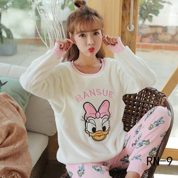 

Women Pajamas Set Winter Maternity Pijamas Flannel Mother Nursing Pajamas Pregnant Women Sleepwear Pregnancy Warm Homewear Suit