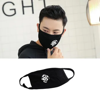 

2019 New Mask Luminous Cool Printing Fashion Mask Autumn and Winter Men and Women Students Riding Wind Mask Wholesale