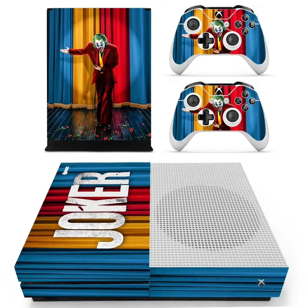 DC Джокер кожа Наклейка Обложка для Xbox One S консоли и контроллеры для Xbox One Slim Skins наклейка s винил