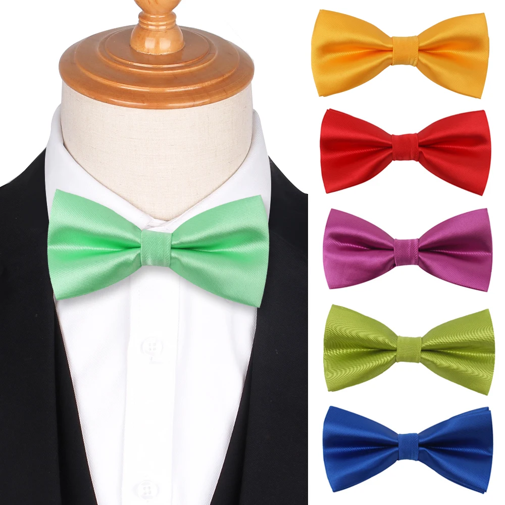 Colorful Solid Bow Tie Shirts Bowtie For Men Women Adult Classic Bow Ties Butterfly Suits Bowties For Business Wedding Bow knot ihgsnmb stripe bow tie formal wedding butterfly cravat bowtie male bow ties for men business bowties male fashion mens bowtie