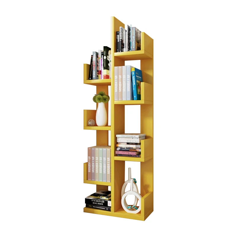 

Creative Tree-Shaped Student Bookshelves on the Ground