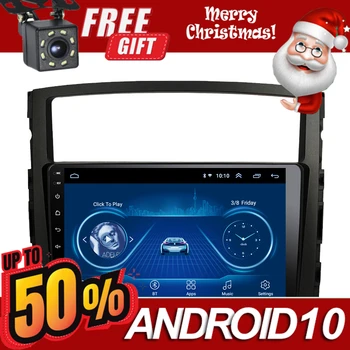 

9 Inch Touchscreen 2Din Car Radio Android 10.0 Multimedia Autoradio Stereo Player GPS Navi Head Unit For Mitsubishi Pajero 4