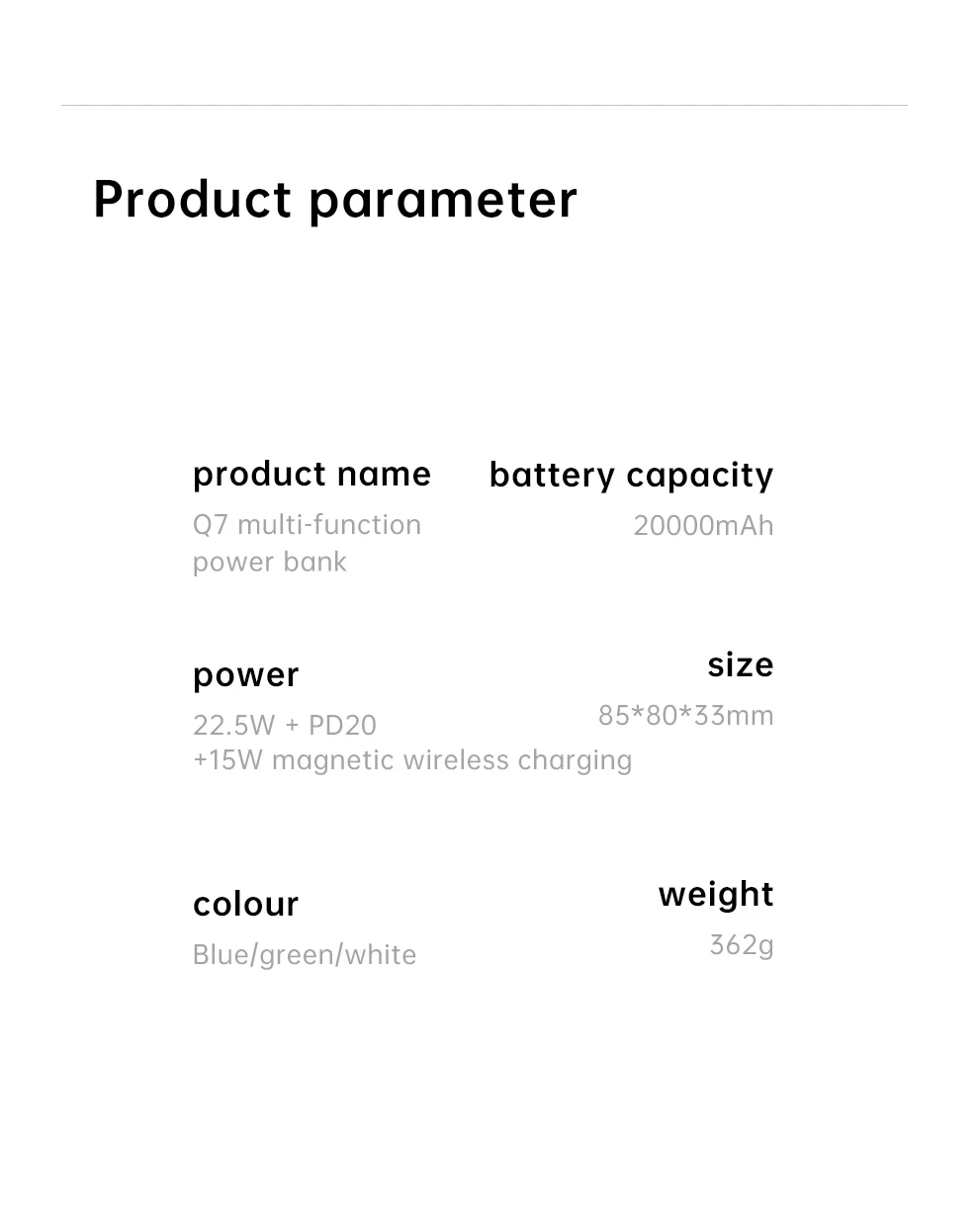 20000mAh Power Bank for Notebook Laptop 22.5W Fast Charging Powerbank 15W Magnetic Qi Wireless Charger for iPhone 13 12 Battery pocket power bank