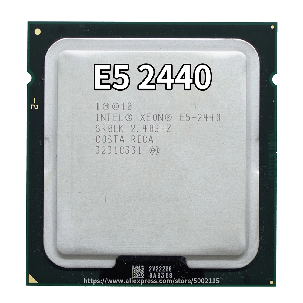 Intel ЦП Xeon E5 2440 E5-2440 SR0LK Процессор 2,4 ГГц 6-ядерный 15 м LGA 1356 E5-2440 процессор