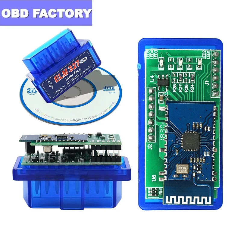 V1.5 pic18f25k80 elm327 obd2 scanner super mini elm327 bluetooth scanner diagonal elm327 bt v1.5 obdii interface obd2 elm 327