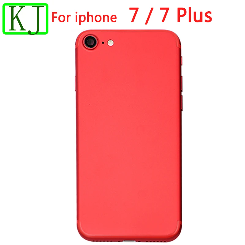 Для iPhone 7G 7 Plus 7 P крышка батареи задняя дверь корпус средняя рамка Металлическое шасси+ боковые кнопки+ Sim лоток
