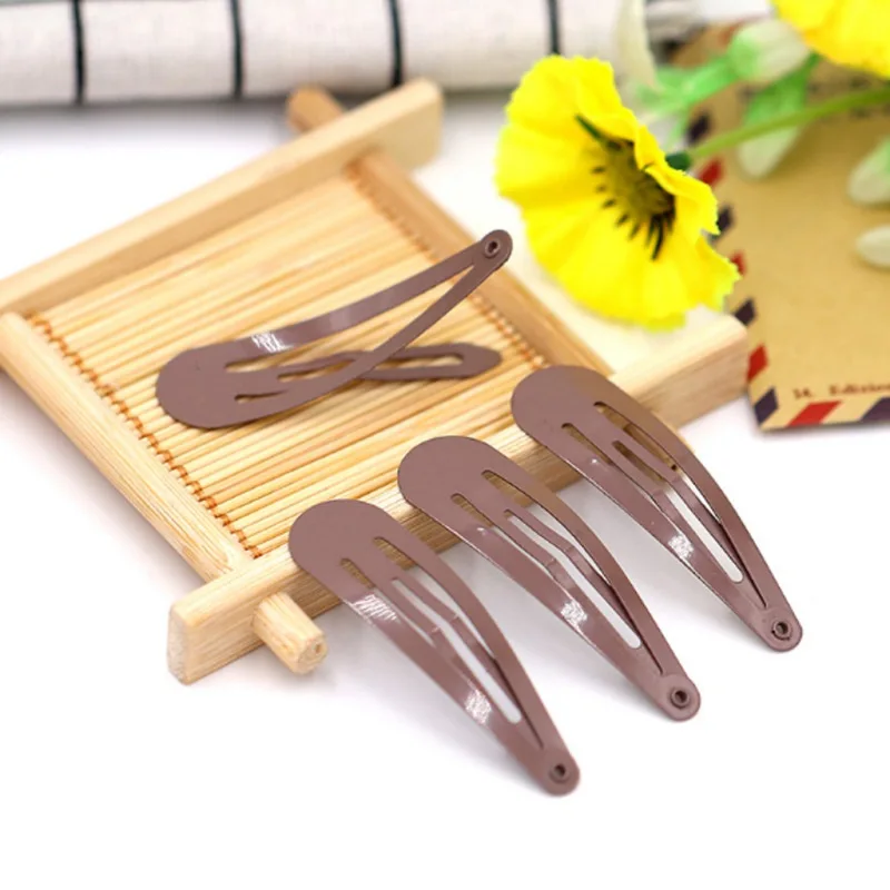 For Styling Teen Girl BB Hairpin Candy Colors Hair Clips Girls Hot Kid Girls Hair Clips Accessories Women Alloy Snap Hair Clips