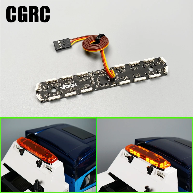 Led Top Light Warning Light Flashing 