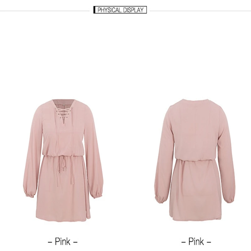 Осеннее модное платье большого размера для женщин 4XL 5XL 6XL 7XL 8XL бюст 140 см сплошной цвет v-образный вырез с длинными рукавами эластичный пояс