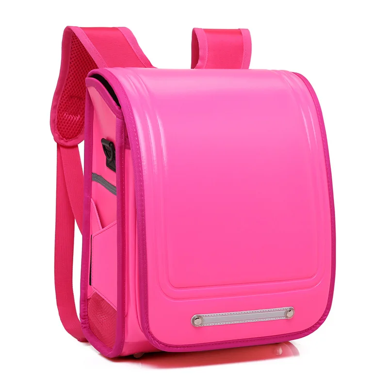 Ортопедические рандосеру тележки школьные рюкзаки для девушек детский школьный на колесиках сумки багажные рюкзаки детские школьные сумки - Цвет: big rose red