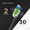 Fairywill P11 Sonic Whitening Electric Toothbrush Rechargeable USB Charger Ultra Powerful Waterproof 4 Heads and 1 Travel Case 4