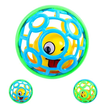 

Colorful Ball Toy Rattles Develop Intelligence Plastic Handbells Grasping Bell Ball Handle Baby toys
