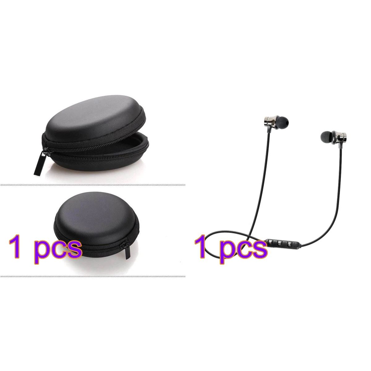 Silver with box Магнитные беспроводные Bluetooth наушники водонепроницаемые мужские спортивные наушники беспроводные стерео наушники-вкладыши с микрофоном для IPhone Xiaomi - Цвет: Silver with box