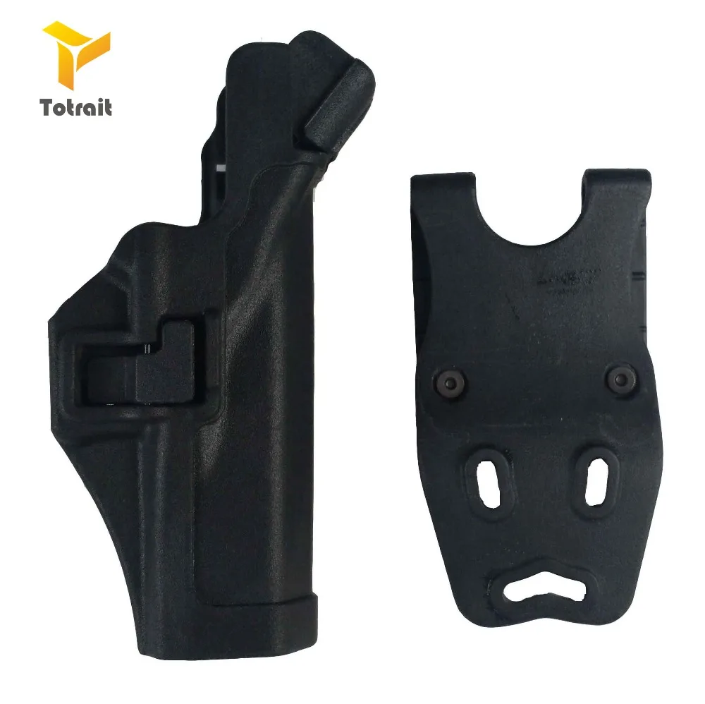 LV3 Tactical Gun Holster Glock 17 Belt Holster Military Army Pistol Gun Carry Case For Glock 17 19 22 23 31 32 Light Bearing