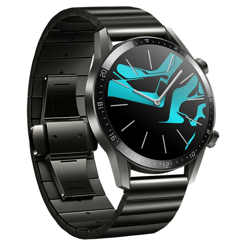 22 мм ремешок для часов для huawei Watch GT 2 42 мм 46 мм металлическая пряжка-бабочка ремешок для Xiaomi Huami Amazfit Bip 20 мм