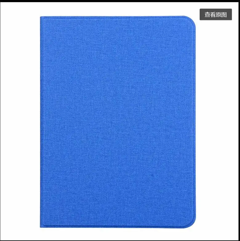 Для ipad Pro 10,5 дюймов Чехол двухслойный флип-Стенд Магнитный чехол для ipad air 3 сплошной цвет оболочка+ ручка - Цвет: Синий