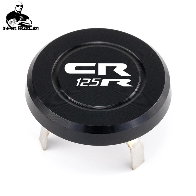 CNC Aluminum Motorcycle Handlebar Fork Stem Top Cap Decoration Cover For HONDA CR 125 R CR 250 R With Logo CR 125R & CR 250R (4)