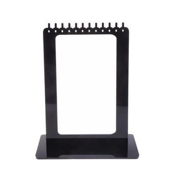 

Jewelry Display Rack Acrylic Rectangle Earrings Holder Stand Storage Organizer